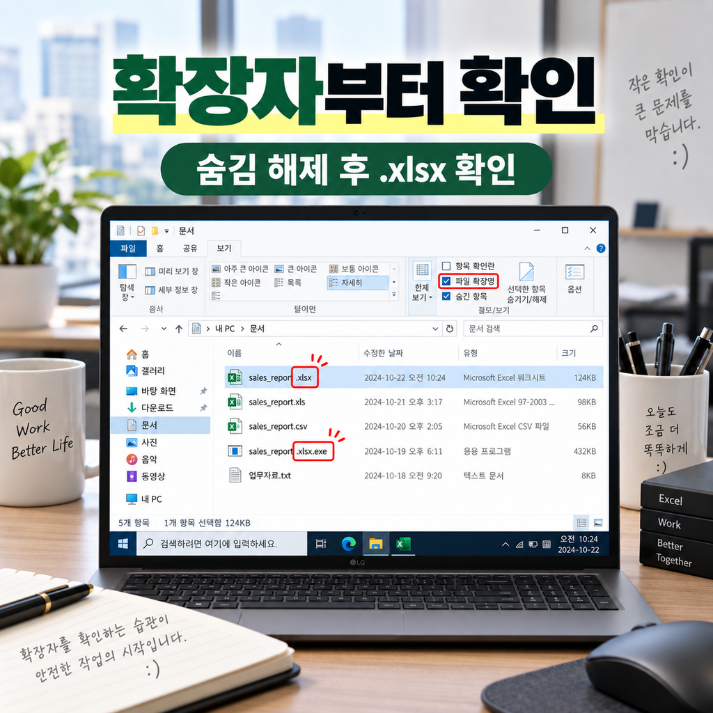 엑셀 파일이 안 열릴 때|‘파일 형식 또는 파일 확장명이 잘못되었습니다’ 해결 방법