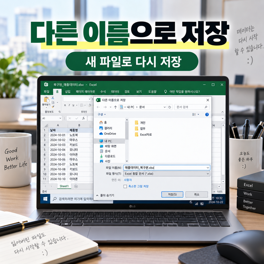 엑셀 파일이 안 열릴 때|‘파일 형식 또는 파일 확장명이 잘못되었습니다’ 해결 방법
