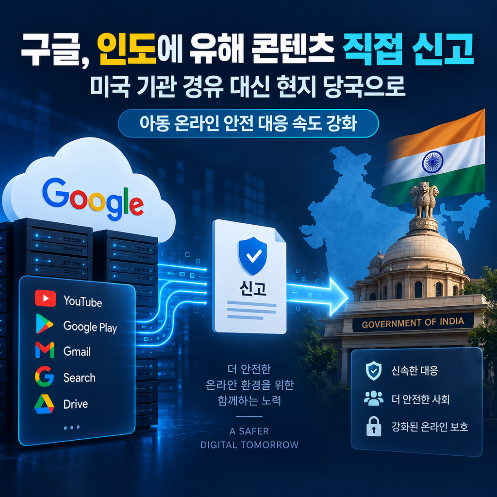 구글, 인도에 아동 성착취물 ‘직접 신고’ 전환|Meta 이어 신고 경로 단축
