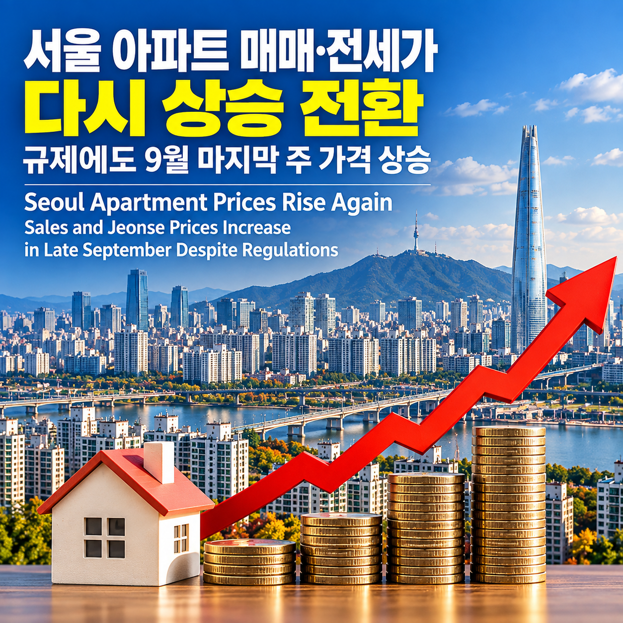 10월 1일 서울 아파트값 86주 연속 상승